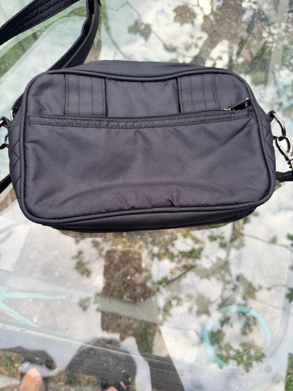Lug Quilted Crossbody Bag Black‎ Travel Organizer Lightweight Carousel